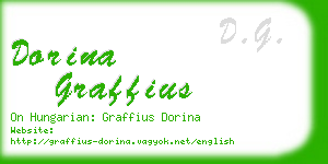 dorina graffius business card